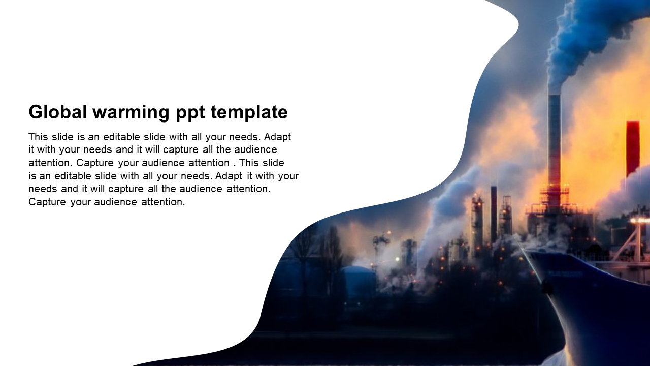 Creative Global Warming PPT Template Presentations